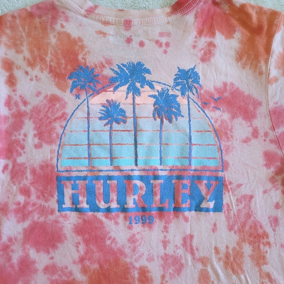 Hurley🌊 Tie Dye Cropped Tee👕 - NWT - Picture 7 of 11
